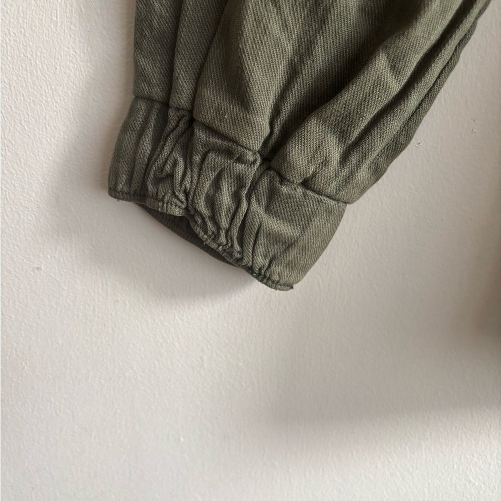 Knox Rose Army Green Cargo Zip-Up Jacket Size XS - Picture 8 of 8
